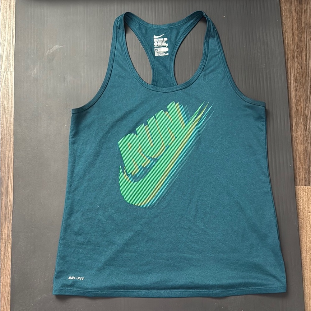 Nike Blue Swimwear Racerback